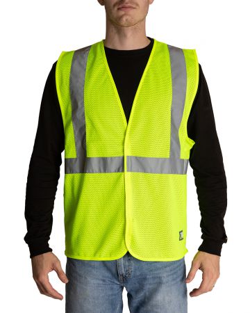 Berne Adult Unisex Hi-Vis Class 2 Economy Reflective Vest